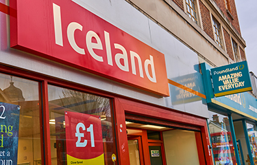 An Iceland supermarket.