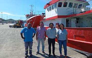 New Caledonia fishing industry representatives.