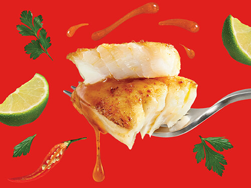 Pacific Cod Made with Spiced Chile Lime Sauce