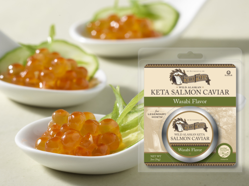 Wild Alaska Salmon Caviar - Wasabi Flavor