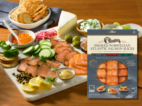 Smoked Atlantic Salmon Party Slices