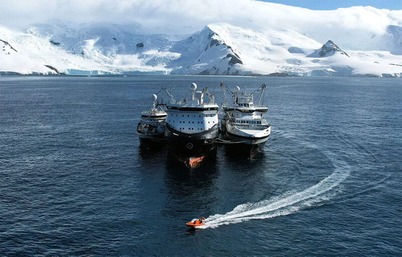 Aker QRILL vessels operating in the Antarctic Ocean