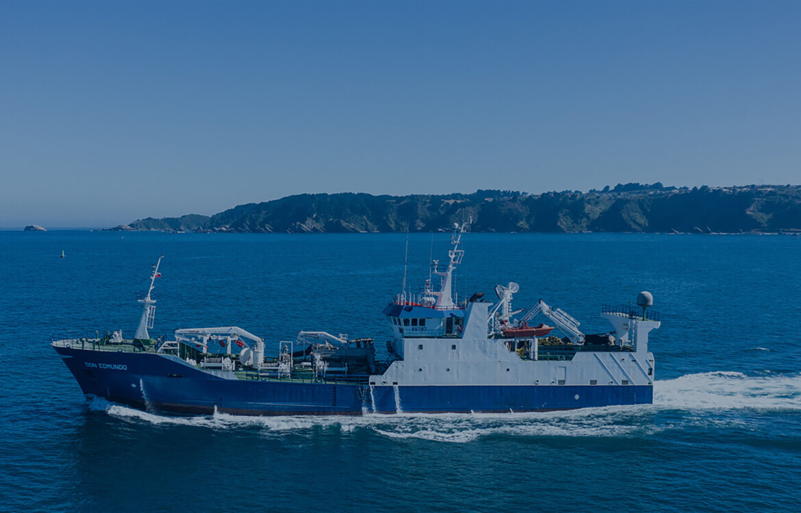 A Blumar fishing vessel