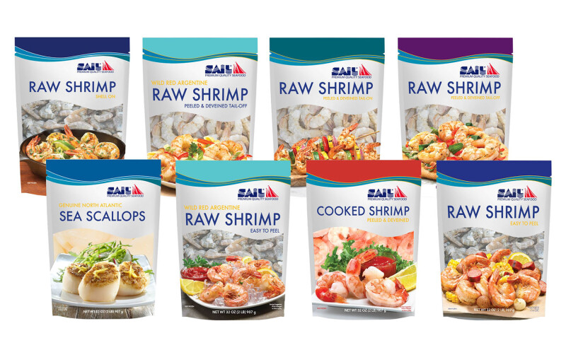 A range of shrimp products made by Eastern Fish Company