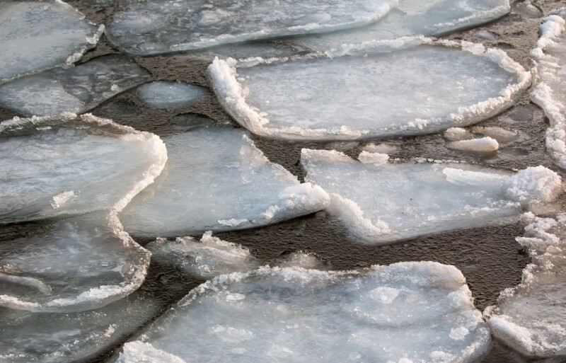 Ice on Chesapeake Bay