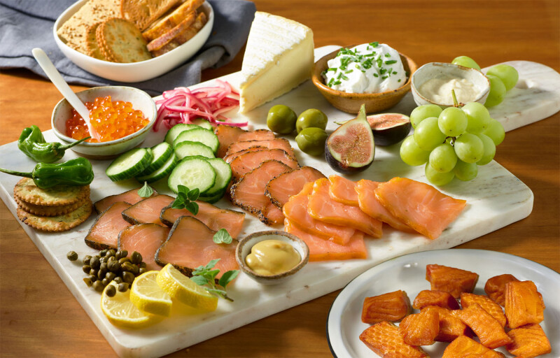 Echo Falls new salmon party slices