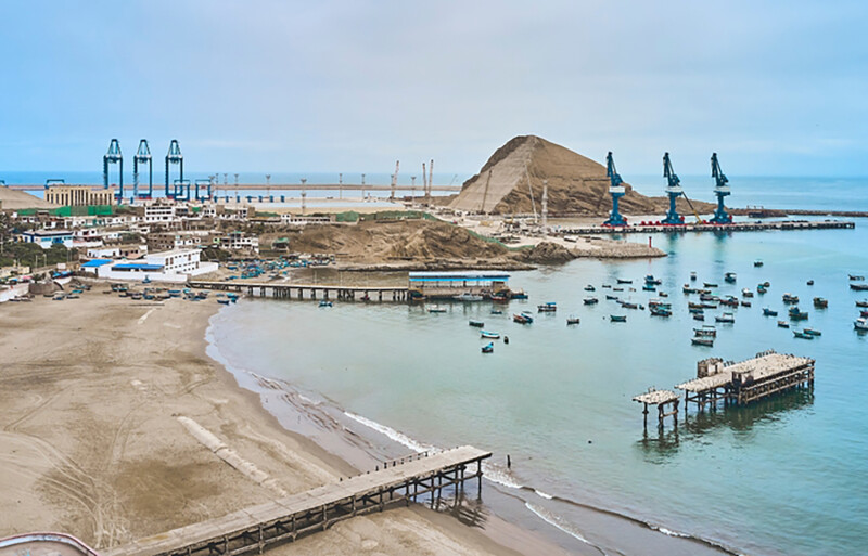 Chancay Port in Peru