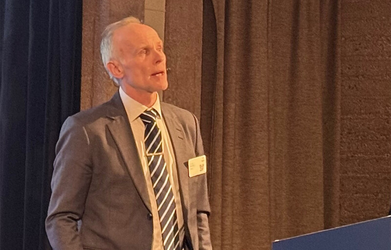 Kontali Analyse AS Senior Analyst Jan Erik Øksenvåg speaking at the North Atlantic Seafood Forum