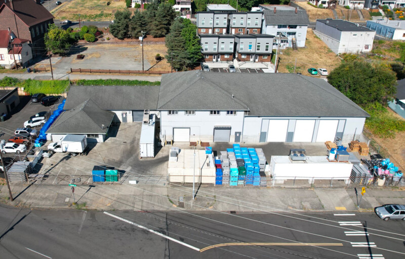 An aerial view of Shinkei Systems' new facility