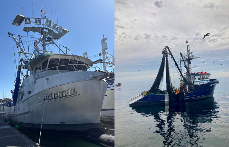 Sun Coast Calamari's two new fishing vessels, the Anduril and the Taylor Brooks
