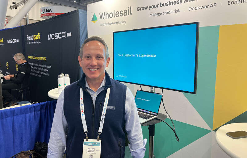 Wholesail Head of Business Development Ed Stone at the 2026 Seafood Expo North America