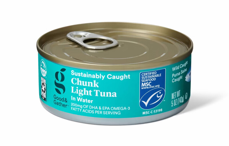 A can of Target private-label tuna
