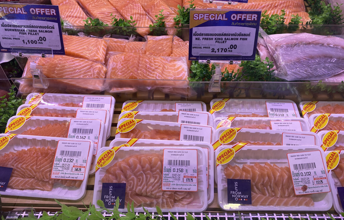 Salmon fillets for sale