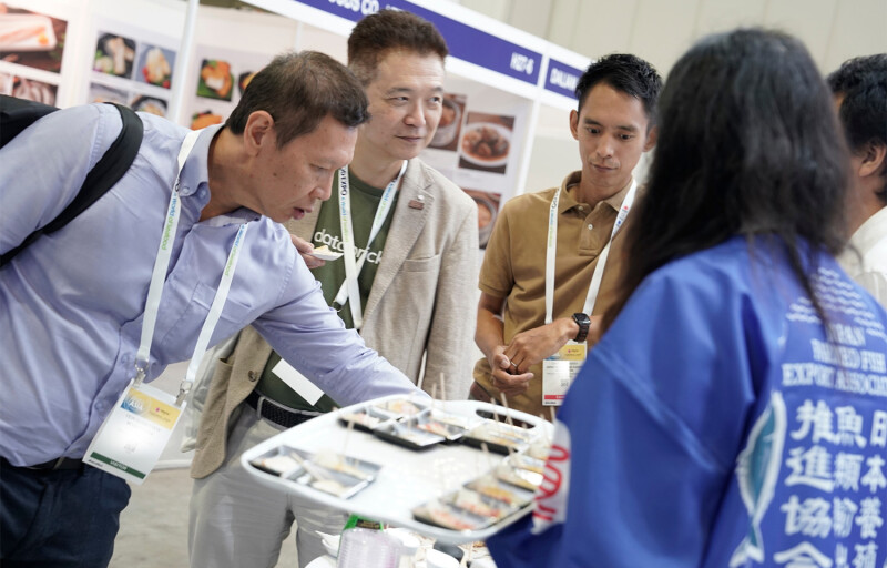 The show floor at Seafood Expo Asia
