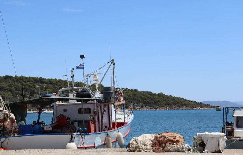 a Greek fishing vessel