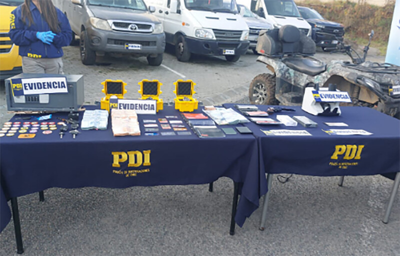 Evidence gathered in the Chilean sting operation