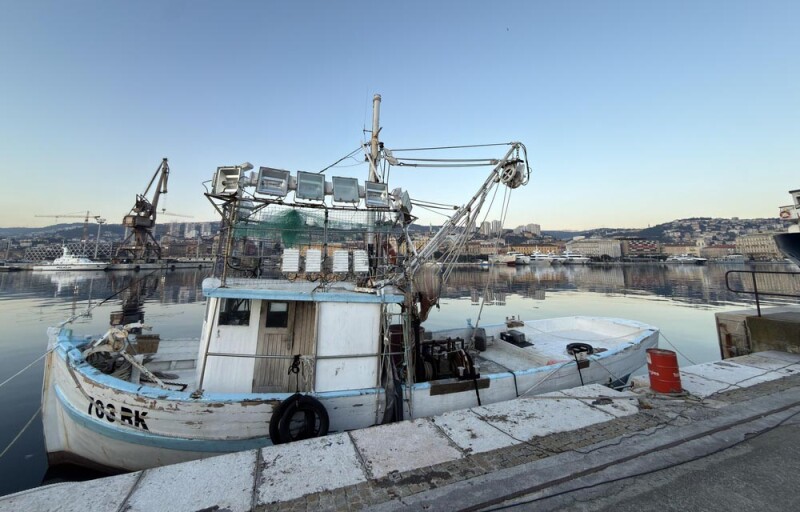 A fishing vessel in Croatia