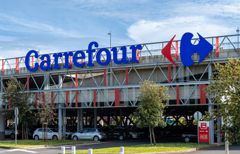 A Carrefour store in France