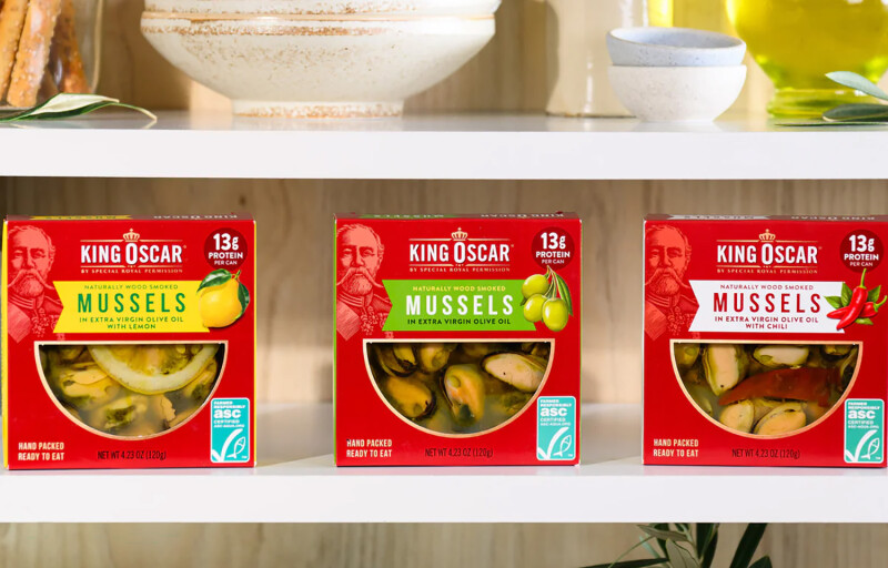 King Oscar's new mussel products