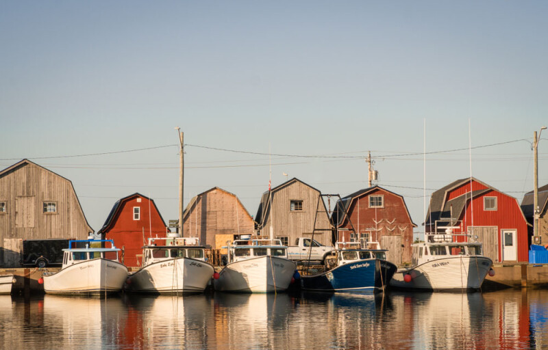 oyster barns on Prince Edward Island