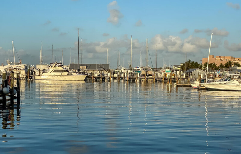A Key West harbor