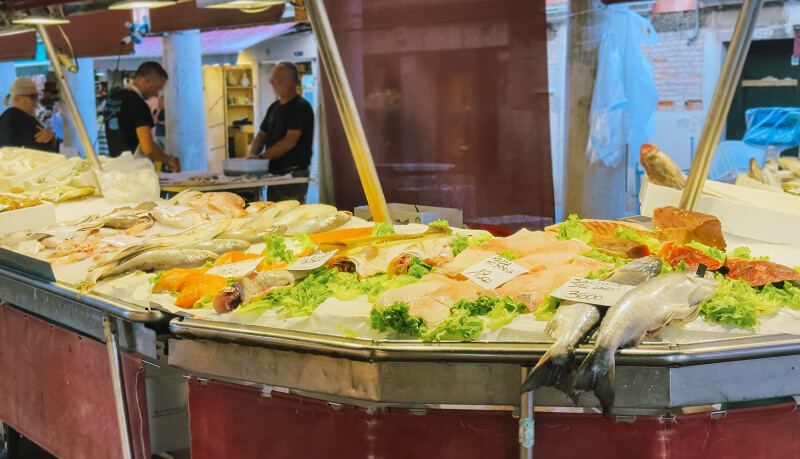 Italian fish market