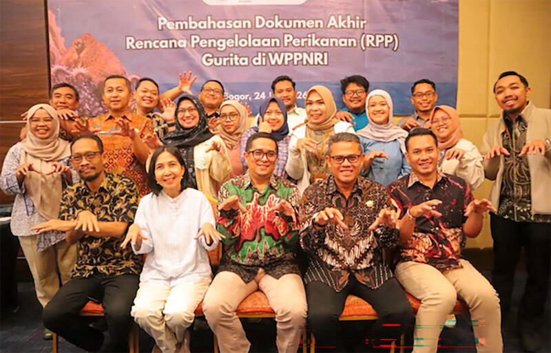 Stakeholders at final negotiations on Indonesia's octopus fisheries management plan