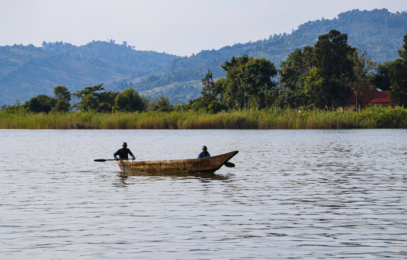 DRC fishermen on Lake Kivu