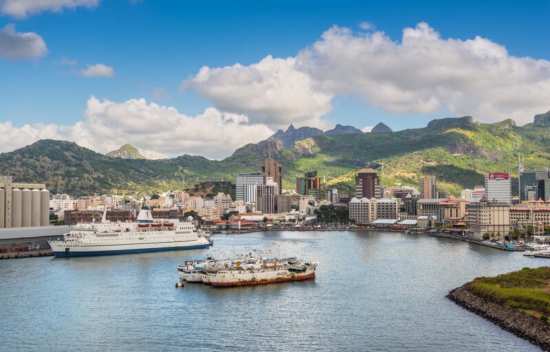 Port Louis in Mauritius