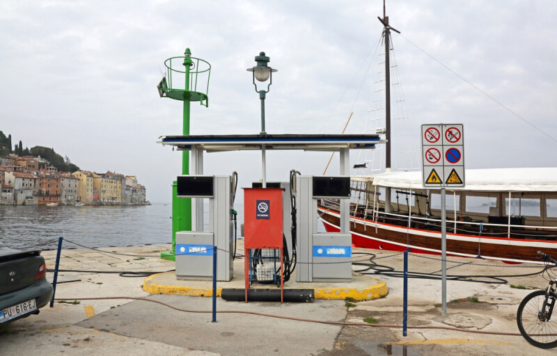 A diesel pump for fishing vessels in Croatia