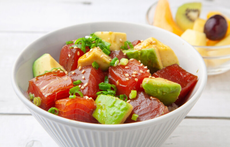 a poke bowl