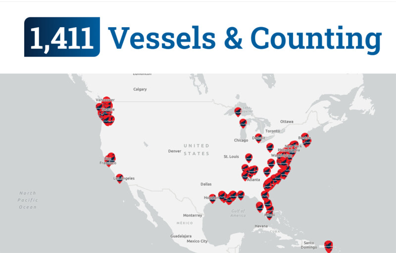 MyCoast platform graphic of ADVs