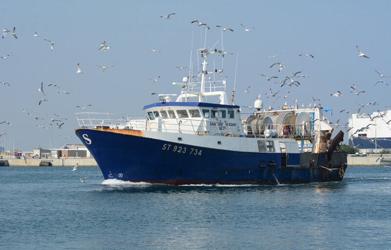 A French fishing vessel