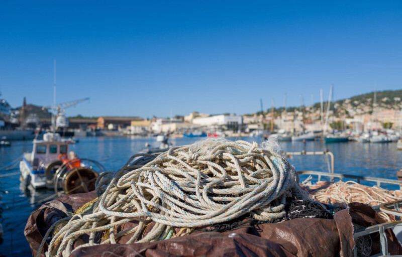 A French fishing harbor