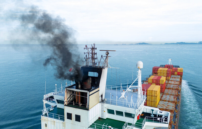 Pollution from a vessel