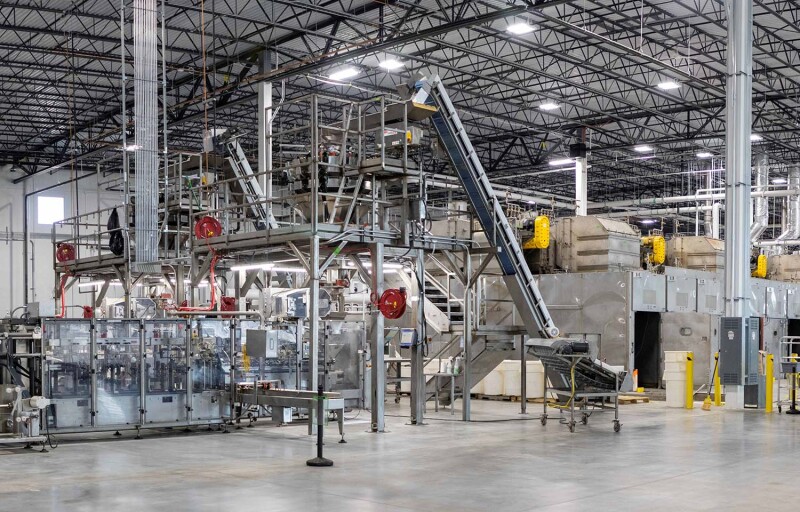 The interior of a Phelps Pet Products manufacturing facility