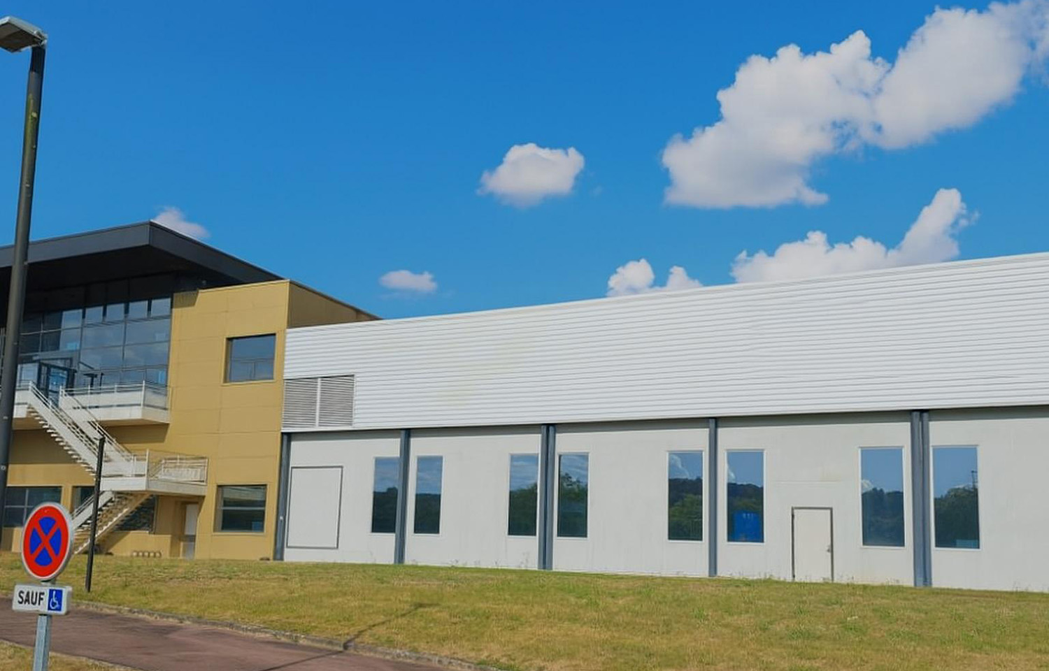 The exterior of Cite Marine's new facility