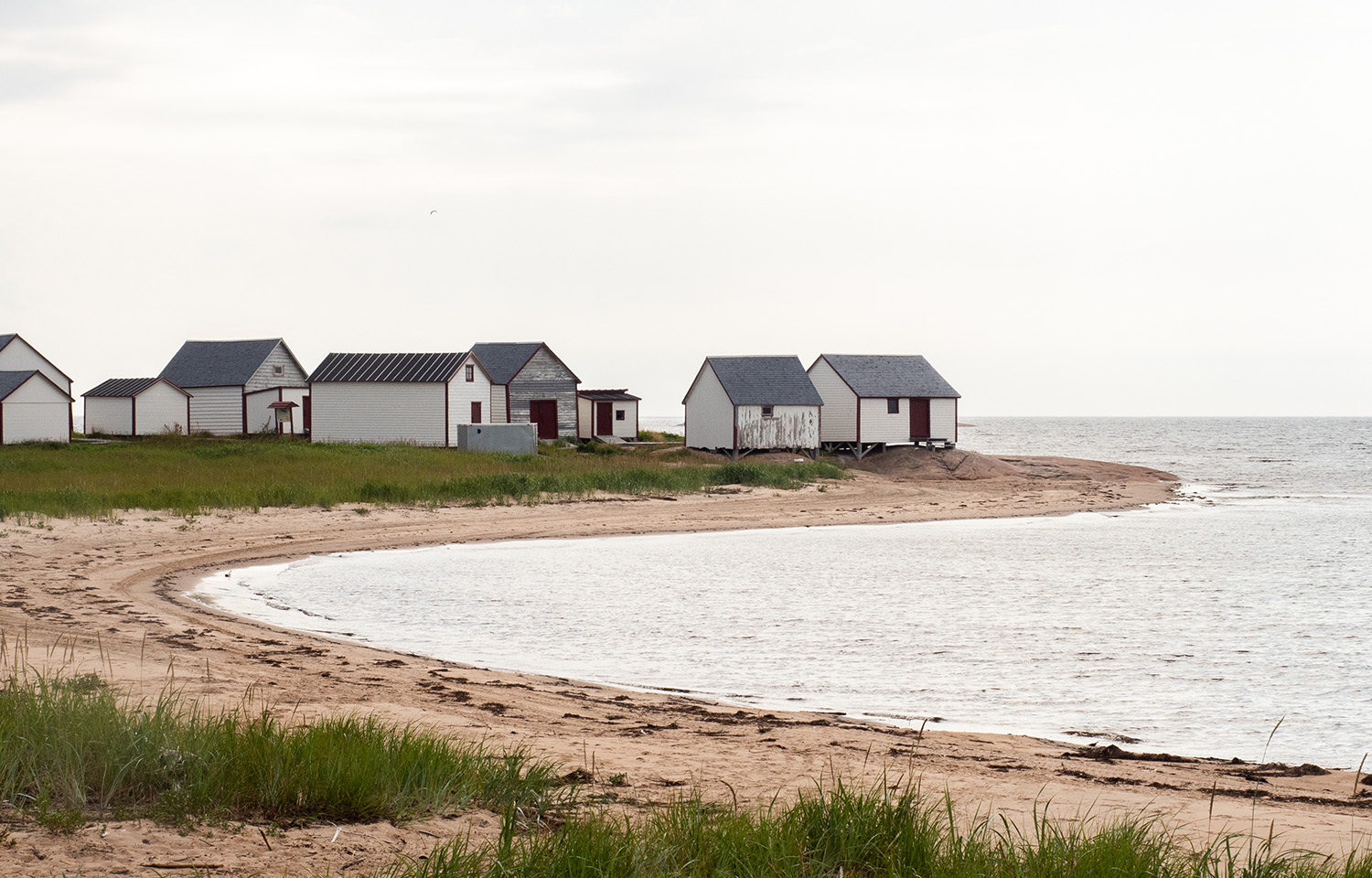 Fishing cabins in Natashquan, Quebec