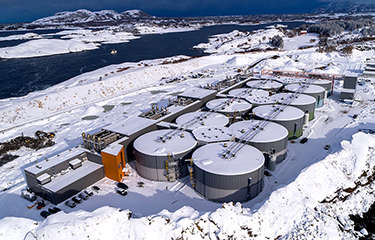 Salmon Evolution's production facility in Norway.