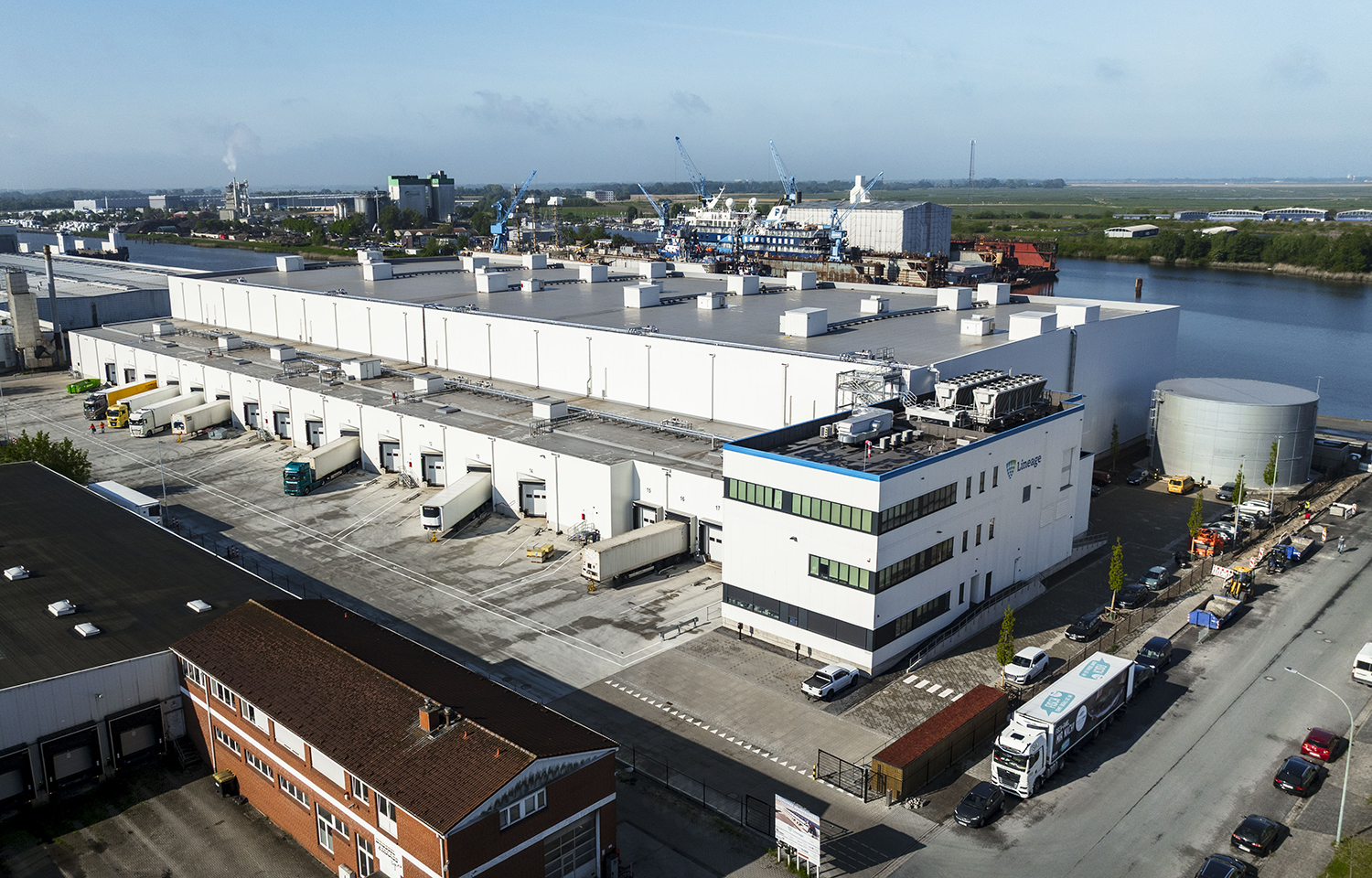 Lineage's new cold storage warehouse in Bremerhaven, Germany