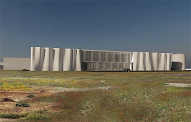 A 3D rendering of Local Ocean's proposed Boulogne-sur-Mer based salmon RAS.