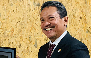 Indonesia Maritime Affairs and Fisheries Minister Sakti Wahyu Trenggono.
