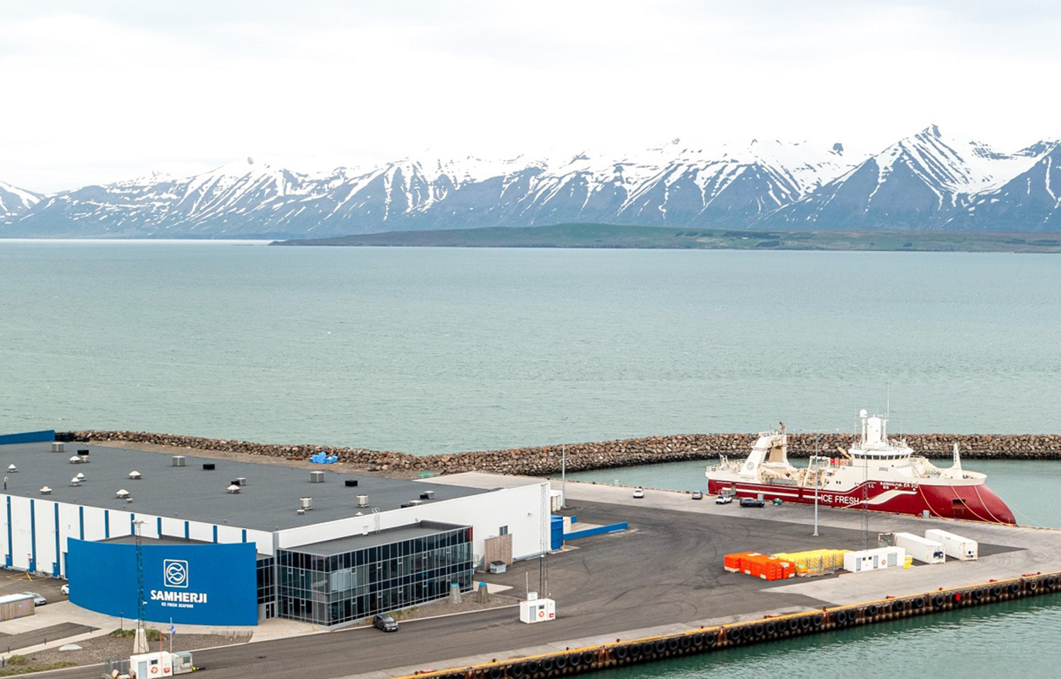 Samherji's processing facility in Dalvik, Iceland