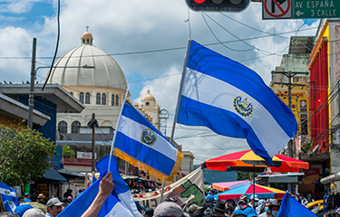 El Salvador's capital, San Salvador.