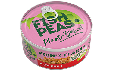 Fish Peas is a plant-based seafood analog being launched by Karavela.