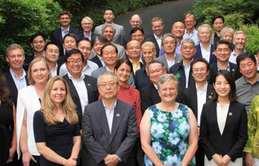 A group photo of the members of the Seafood Business for Ocean Stewardship