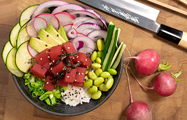 A plant-based tuna alternative product produced by Impact Food