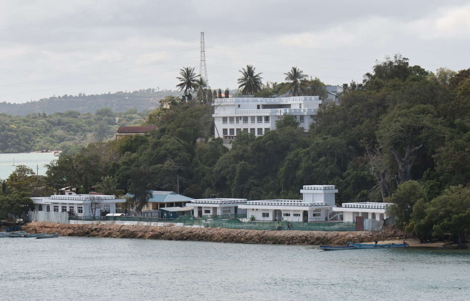 A fish landing site in Kenya