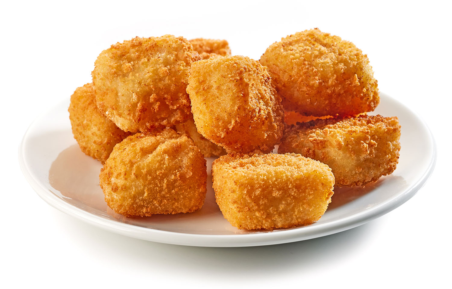 A pile of fish nuggets