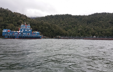 Cooke Aquaculture Chile's Huillines 3 salmon-farming site.